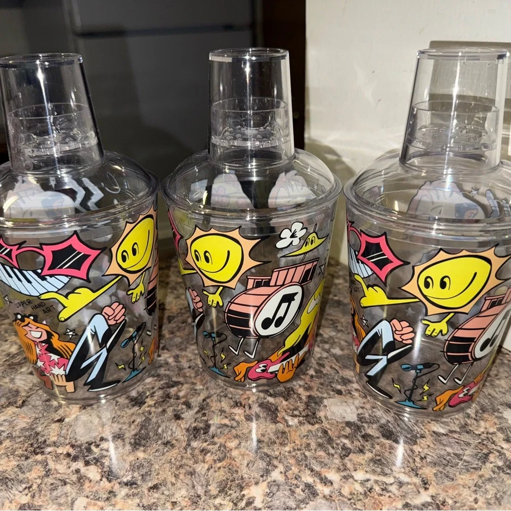Colorful Cartoon Party Cups